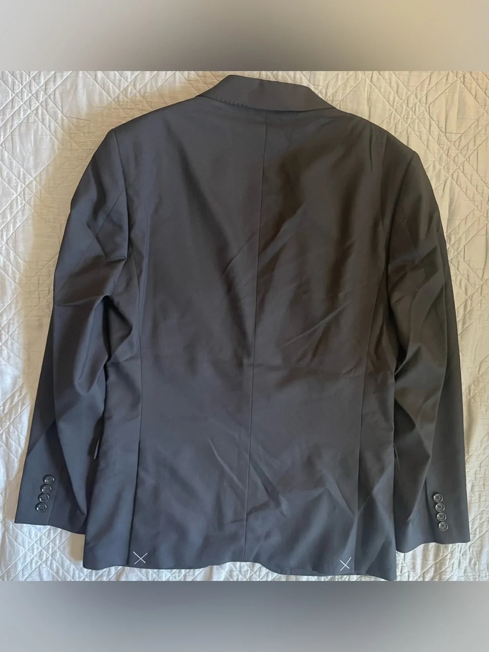 J. CREW Ludlow Slim-fit suit jacket in Italian wool Black NWT 38 R $550 28130